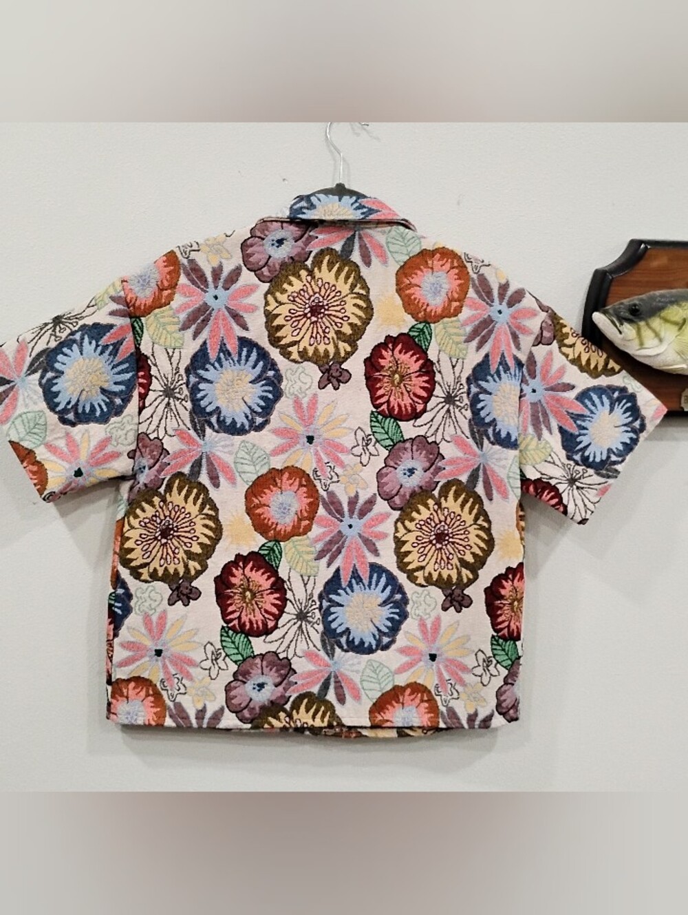 RETRO FLORAL TAPESTRY SHIRT
